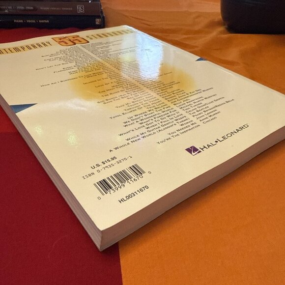 Contemporary 55 Standards Piano Vocal Guitar Hal Leonard 1994 Paperback. New - Picture 4 of 6
